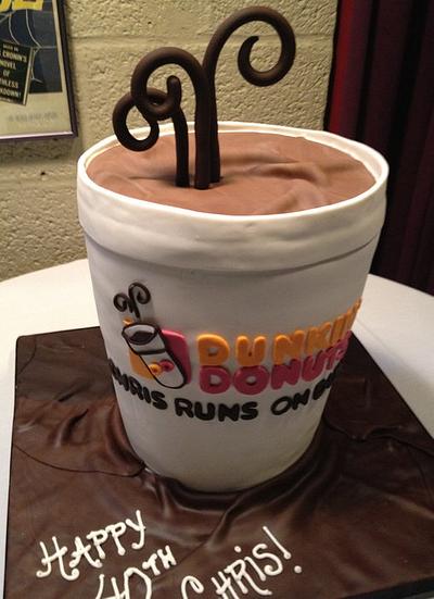 Dunkin Donuts Cup Cake - Cake by Bianca