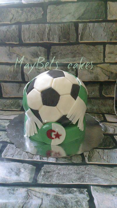 Football cake  - Cake by MayBel's cakes
