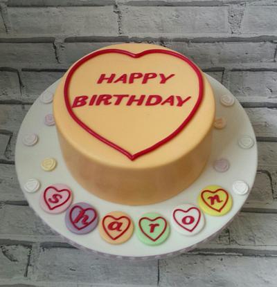 Loveheart sweet cake - Cake by jodie