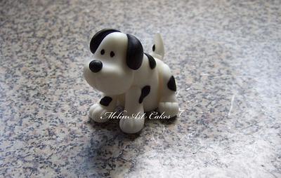 Little Puppy cake topper - Cake by MelinArt