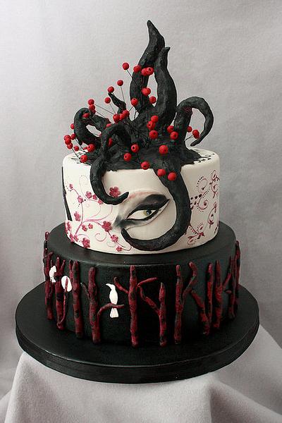 Gothic Wedding cake  - Cake by Marina Danovska