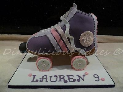 roller boot - Cake by Dinkylicious Cakes