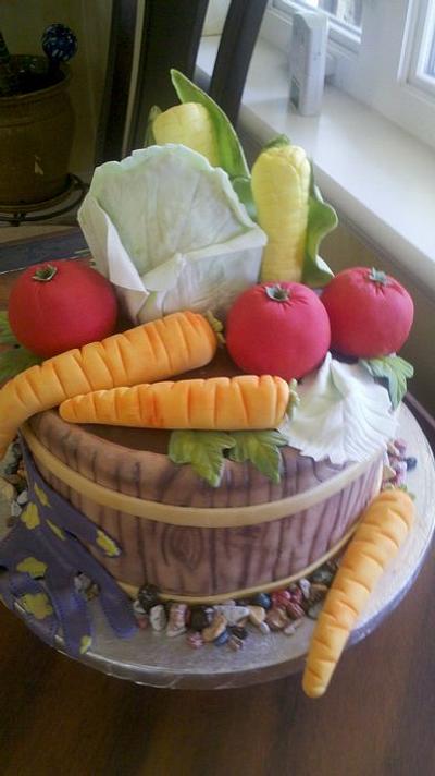 Vegetable Patch Cake - Cake by Loretta