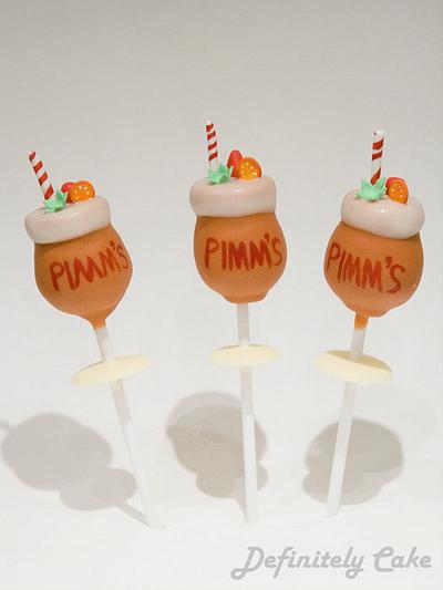 Pimms and Lemonade Cake Pops - Cake by Definitely Cake