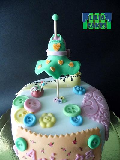 Dress maker Cake  - Cake by LiliaCakes