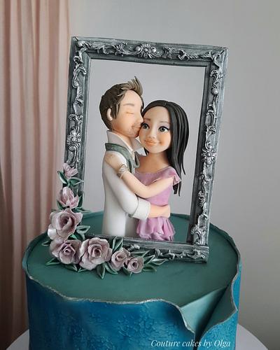 Anniversary cake - Cake by Couture cakes by Olga