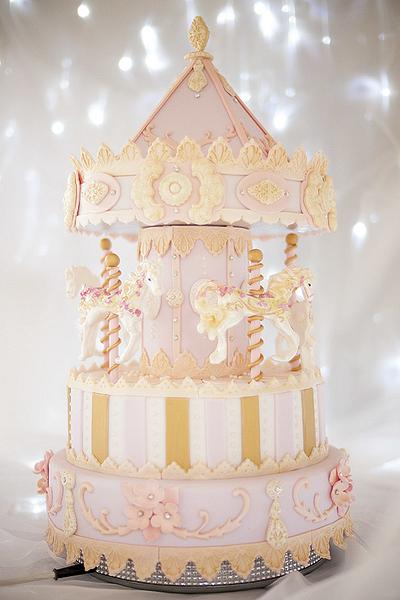 Carousel Cake - Cake by Paul Bradford Sugarcraft School 