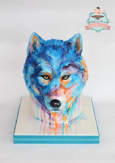 snow wolf - Cake by pavlo