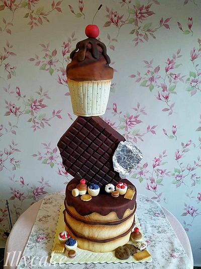 Chocolate cake  - Cake by Illycake 