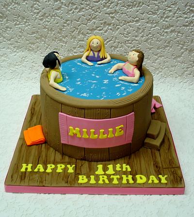 Hot Tub Cake - Cake by Alison Inglis