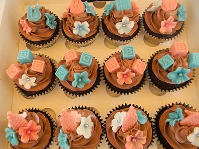 Baby shower cupcakes - Cake by Sonia