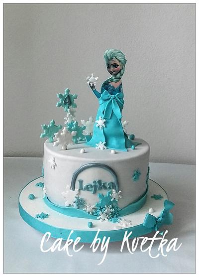 Elsa cake  - Cake by Andrea Kvetka