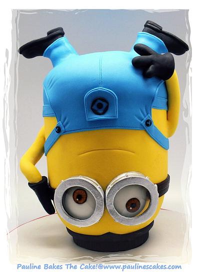 Upside Down Minion : Breakdancing Jerry Minion! - Cake by Pauline Soo (Polly) - Pauline Bakes The Cake!