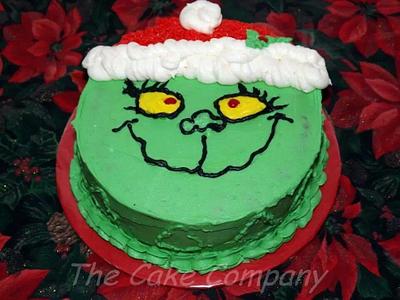 grinch christmas cake - Cake by Lori Arpey