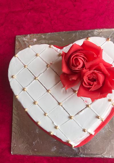 Heart shape cake - Cake by Abc art bake cakes