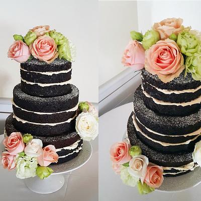 Rustic Wedding Cake - Cake by Charnee Arendse