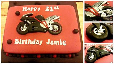 Motorbike Cake - Cake by Vicky