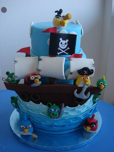 pirats angry birds - Cake by Cakes GOGO
