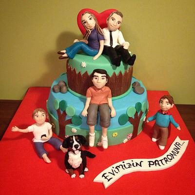 Family Cake - Cake by Pinar Aran