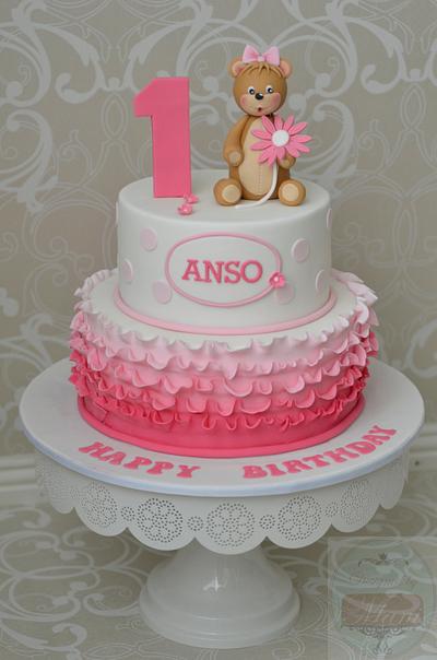 1st Birthday cake - Cake by designed by mani
