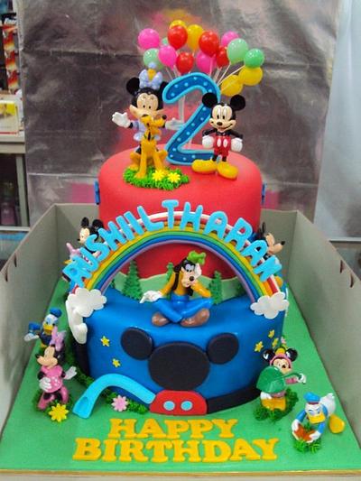 Mickey Clubhouse Theme - Cake by Letchumi Sekaran