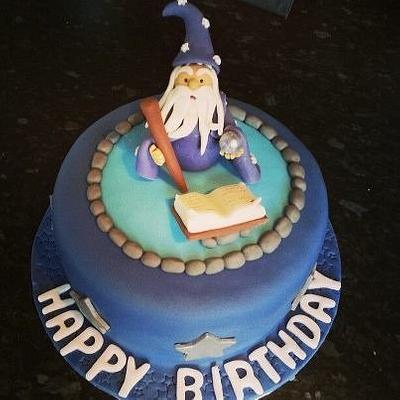 My wizard cake finished today  - Cake by Sarah Mitchell
