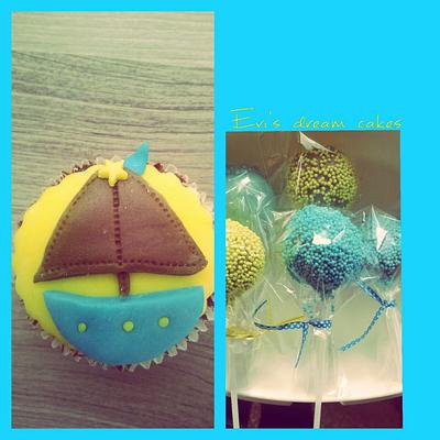 cup cakes, cake pops - Cake by evisdreamcakes