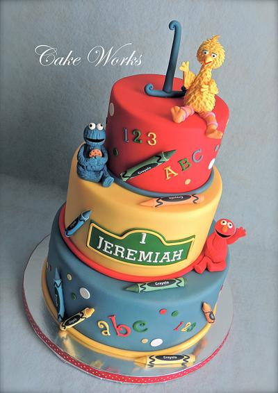 Sesame Street 1st Birthday - Cake by Alisa Seidling