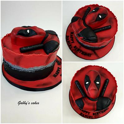 Deadpool cake - Cake by Gabby's cakes