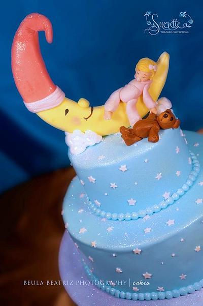 Sleepy Luna - Cake by Sucrette, Tailored Confections