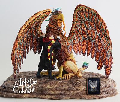 Scrufflefluff the Griffin, Birthday Mischief Managed - Cake by Heather -Art2Eat Cakes- Sherman