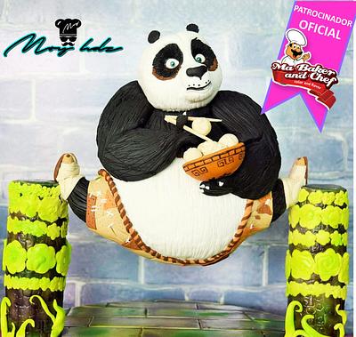 ‎Kungfu Panda‬ Gravity Cake - Cake by Moy Hernández 