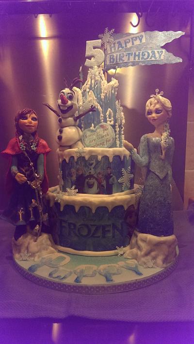 Frozen - Cake by KAKES-klc