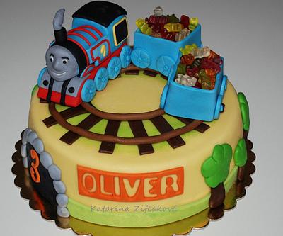 Thomas train - Cake by katarina139