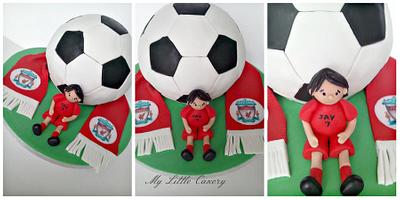 Football cake - Cake by MyLittleCakery