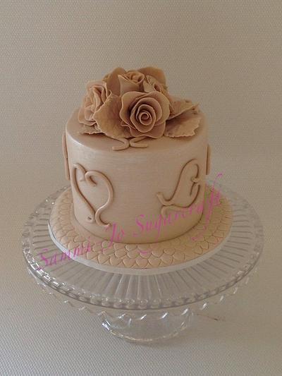 Wedding Anniversary cake - Cake by Sammi-Jo Sweet Creations