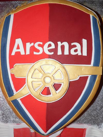 Arsenal Badge Cake - Cake by emma