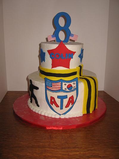Taekowndo cake for my grandson - Cake by all4show