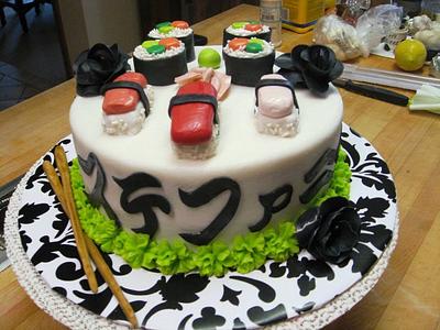 Sushi Cake - Cake by Kendra