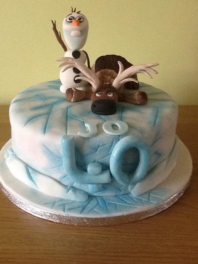 Frozen - Sven and Olaf - Cake by sayitwithcakeamy