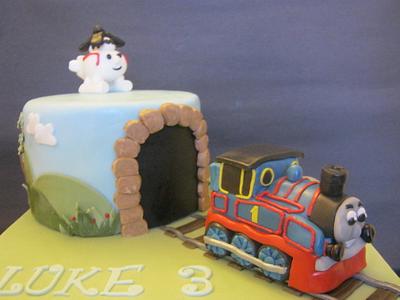 Thomas Tank Engine - Cake by Essentially Cakes