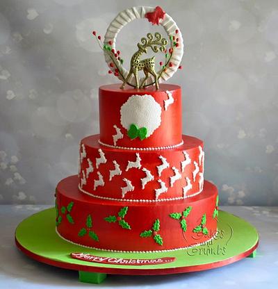Christmas cake !!!!  - Cake by Hima bindu