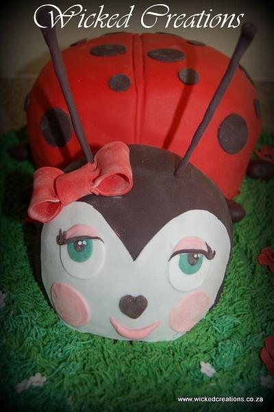 Lady Bug Cake - Cake by Wicked Creations