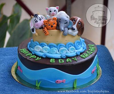 Noah's Ark cake  - Cake by Divya Haldipur