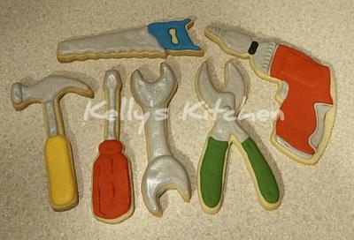 Tool Sugar cookies - Cake by Kelly Stevens