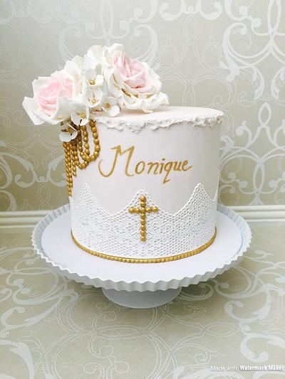 Christening cake - Cake by designed by mani