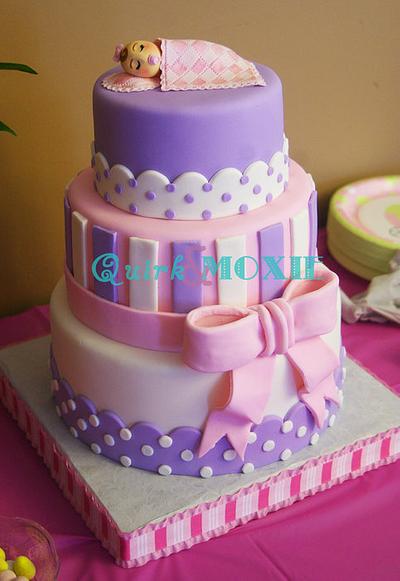 BabyShower Cake. From NYC to Maryland, with love. - Cake by QuirkAndMoxie