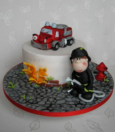 ... for little fireman - Cake by lamps