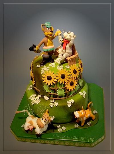 Cake with cartoon characters - Cake by Svetlana