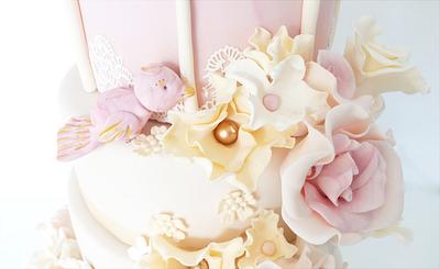 bird cage wedding cake  - Cake by Sharon, Sadie May Cakes 